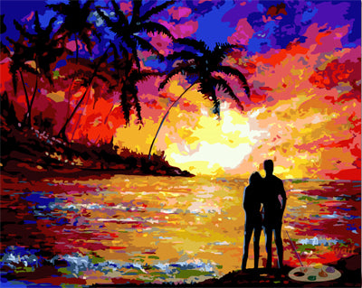 Liebe Malen nach Zahlen GX23465