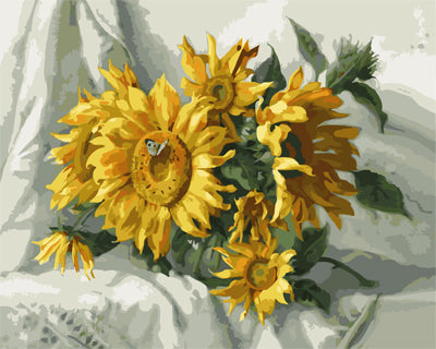 Blume Malen nach Zahlen GX23486