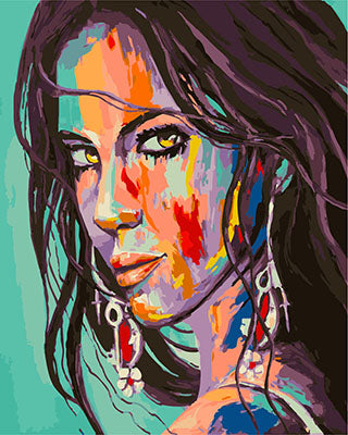 Porträt Malen nach Zahlen GX23520