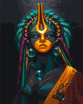 Porträt Malen nach Zahlen GX23550