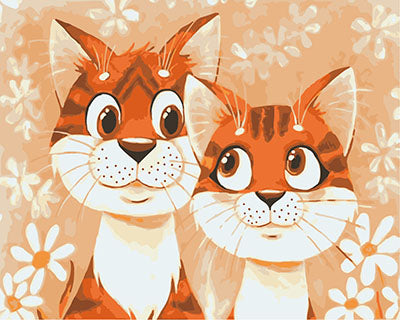 Cartoon Malen nach Zahlen GX23573