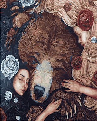 Porträt Malen nach Zahlen GX23582