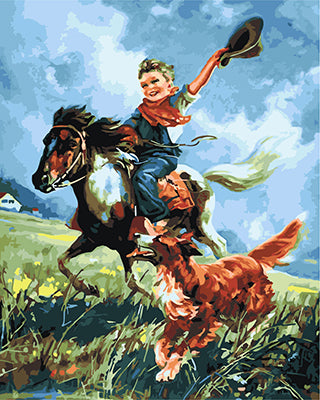 Porträt Malen nach Zahlen GX23626