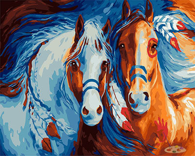 Tier Malen nach Zahlen GX23655