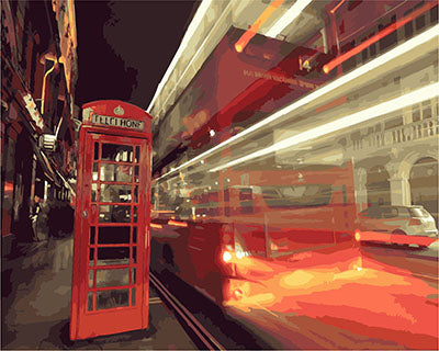 Stadt Malen nach Zahlen GX23681