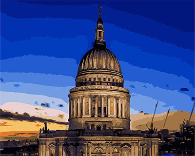 Stadt Malen nach Zahlen GX23693