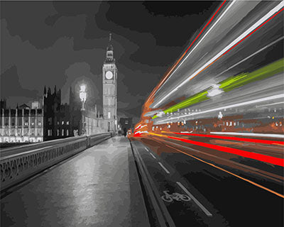 Stadt Malen nach Zahlen GX23694