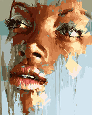 Porträt Malen nach Zahlen GX23701