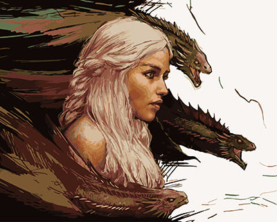 Porträt Malen nach Zahlen GX23708