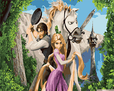 Cartoon Malen nach Zahlen GX23717