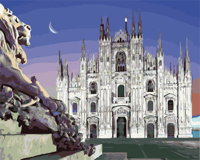 Stadt Malen nach Zahlen GX23741