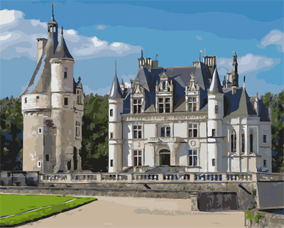 Stadt Malen nach Zahlen GX23754