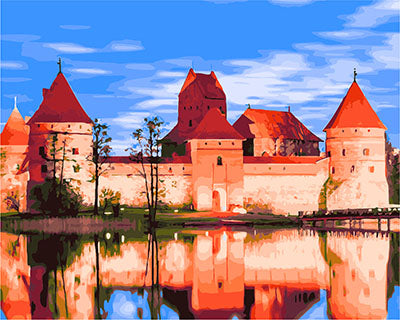 Stadt Malen nach Zahlen GX23811