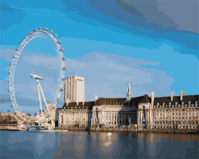 Stadt Malen nach Zahlen GX23837