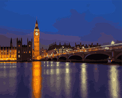 Stadt Malen nach Zahlen GX23838