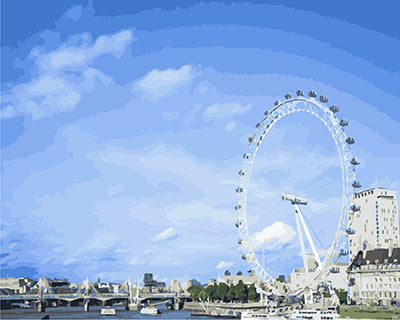 Stadt Malen nach Zahlen GX23840