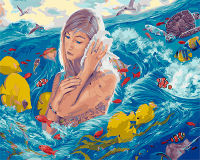 Porträt Malen nach Zahlen GX23852