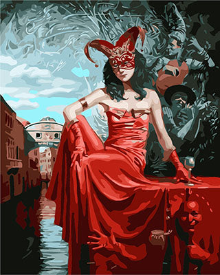 Porträt Malen nach Zahlen GX23855