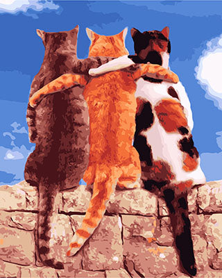 Hund & Katze Malen nach Zahlen GX23866