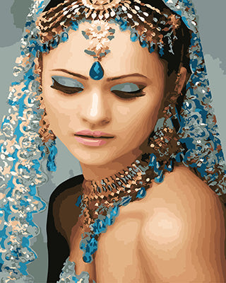 Porträt Malen nach Zahlen GX24015