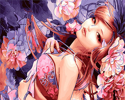 Porträt Malen nach Zahlen GX24030