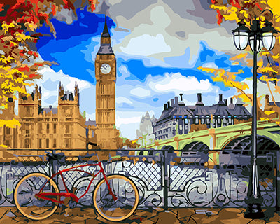 Stadt Malen nach Zahlen GX24034