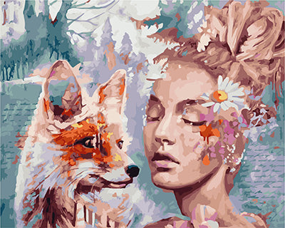 Porträt Malen nach Zahlen GX24036