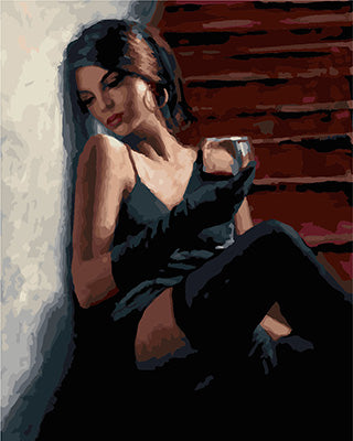 Porträt Malen nach Zahlen GX24037