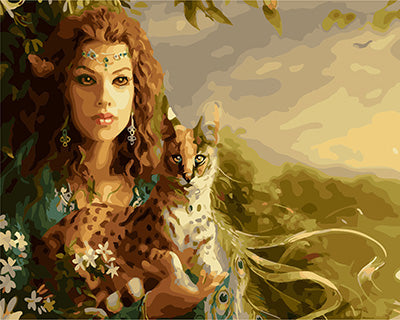 Porträt Malen nach Zahlen GX24038