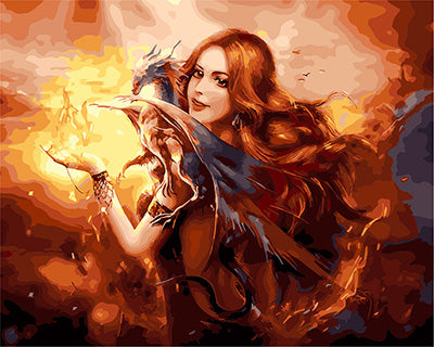 Porträt Malen nach Zahlen GX24042