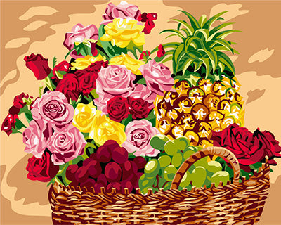 Blume Malen nach Zahlen GX24076