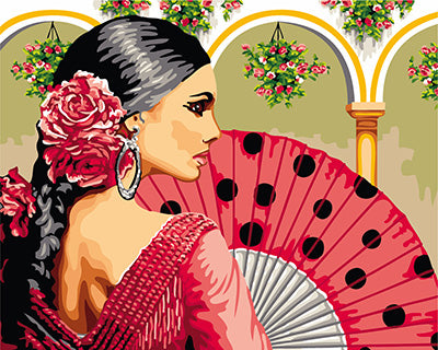 Porträt Malen nach Zahlen GX24095