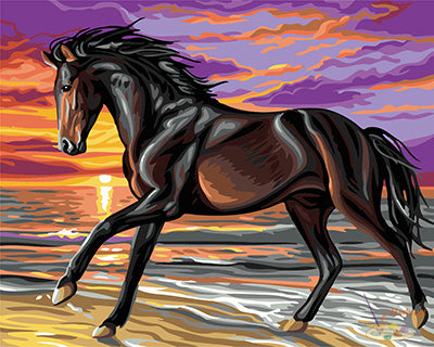 Tier Malen nach Zahlen GX24109