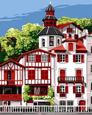 Stadt Malen nach Zahlen GX24149