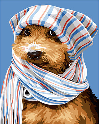 Hund & Katze Malen nach Zahlen GX24155