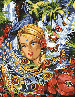 Porträt Malen nach Zahlen GX24157