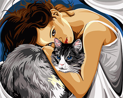 Porträt Malen nach Zahlen GX24158