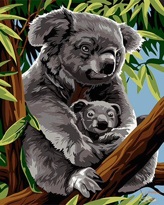 Tier Malen nach Zahlen GX24169