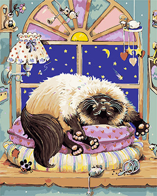 Hund & Katze Malen nach Zahlen GX24178