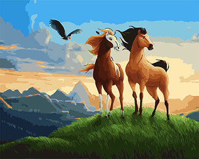 Cartoon Malen nach Zahlen GX24197