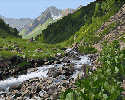 Landschaft Malen nach Zahlen GX24209