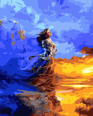 Porträt Malen nach Zahlen GX24213