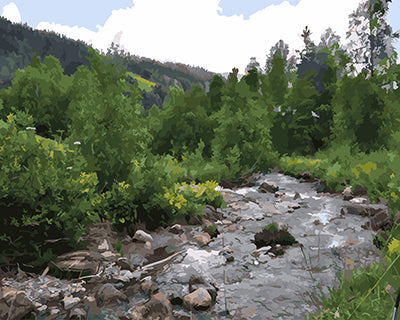 Landschaft Malen nach Zahlen GX24219