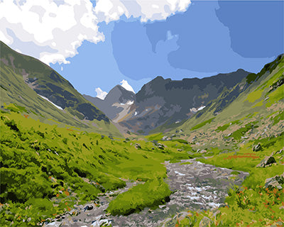 Landschaft Malen nach Zahlen GX24235