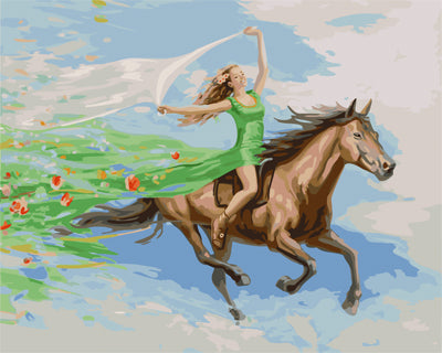 Porträt Malen nach Zahlen GX24265