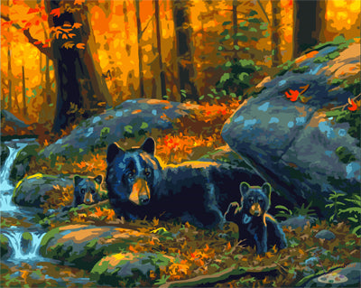 Tier Malen nach Zahlen GX24266