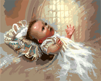 Porträt Malen nach Zahlen GX24267