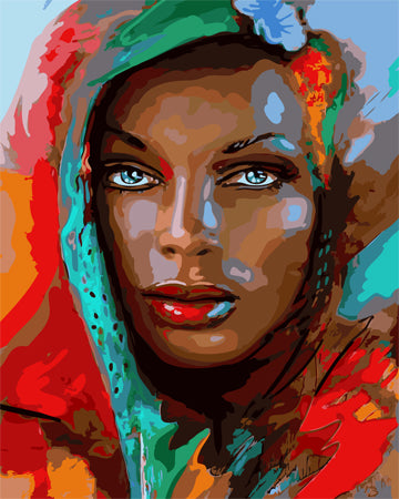 Porträt Malen nach Zahlen GX24275