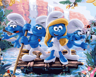 Cartoon Malen nach Zahlen GX24288