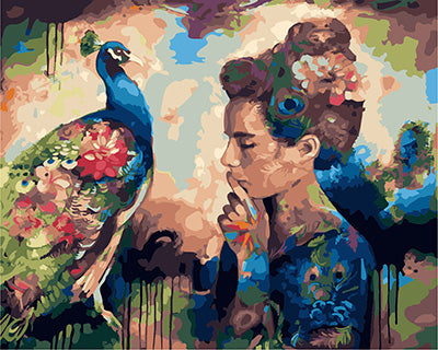 Porträt Malen nach Zahlen GX24328